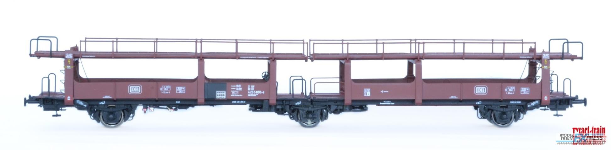 Exact-train 21365 DB Laekkms 542 Autotransporter Blechverkleidung 21 RIV 80 DB 426 5 803-7, Ep. IVb