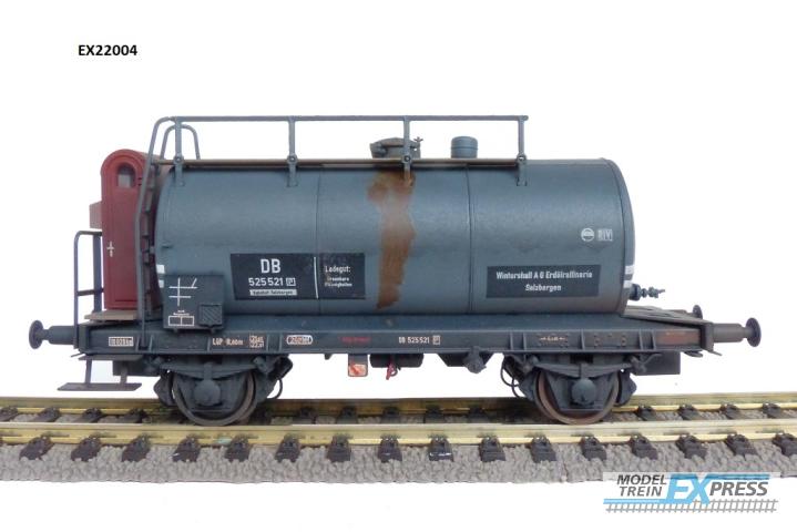 Exact-train 22004 DB 24m3 Leichtbauart Kesselwagen Wintershall Nr.525521 (Verschmutzt), Ep. IIIb