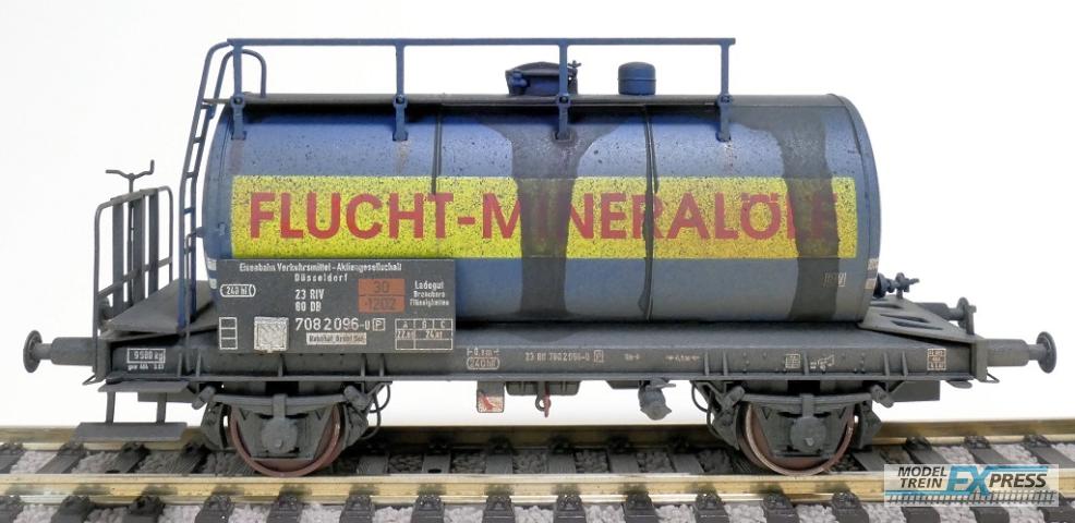 Exact-train 22008 DB 24m3 Einheitsbauart Leichtbau-Kesselwagen (EVA) Flucht (Verschmutzt), Ep. IV