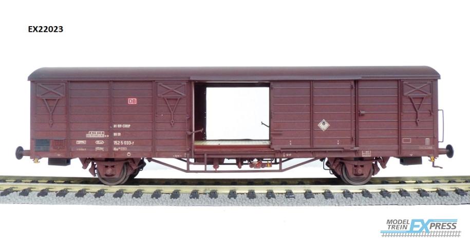 Exact-train 22023 DB-AG Gbs258 EUROP Güterwagen Nr.1525 033-7 (Verschmutzt), Ep. V