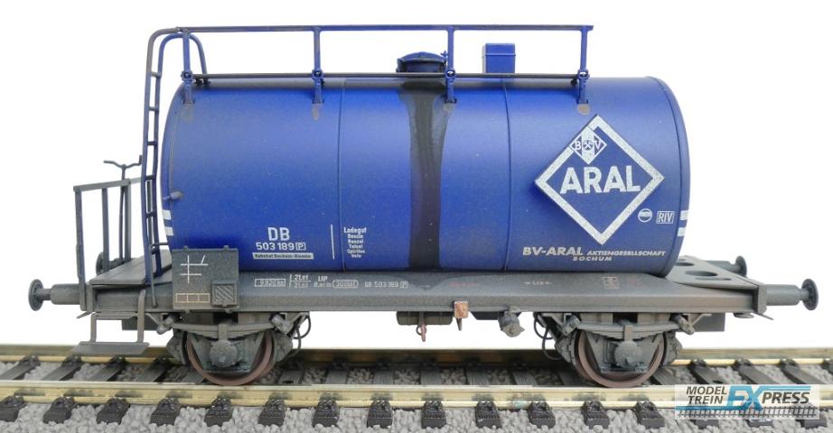 Exact-train 22051 DB 30m3 Uedinger Kesselwagen Blau ARAL Nr.503 189 (Verschmutzt), Ep. III