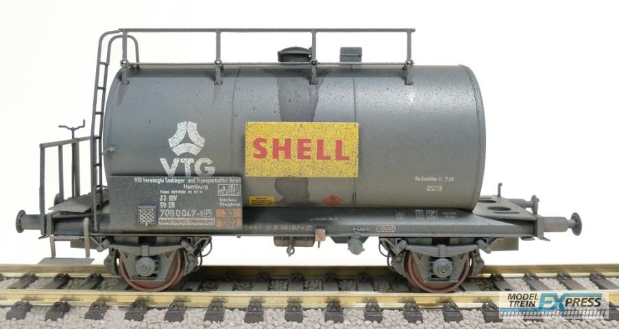 Exact-train 22059 DB 30m3 Leichtbau Uerdinger Bauart Kesselwagen VTG/Shell (Verschmutzt), Ep. IV