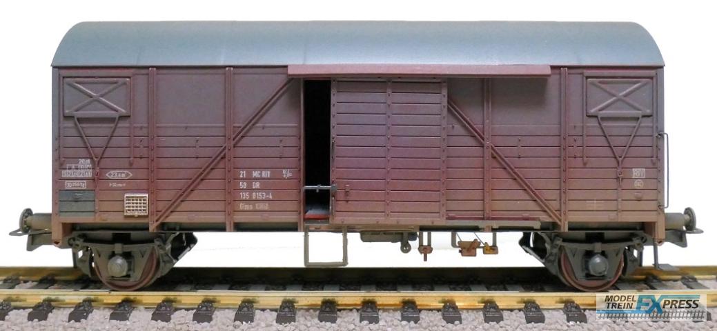 Exact-train 22097 DR Bremen Glms MOD-Güterwagen (Verschmutzt), Ep. IV