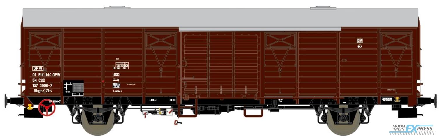 Exact-train 23040 2er-Set CSD Gbgs/Zts Güterwagen (Braun), Ep. IVa