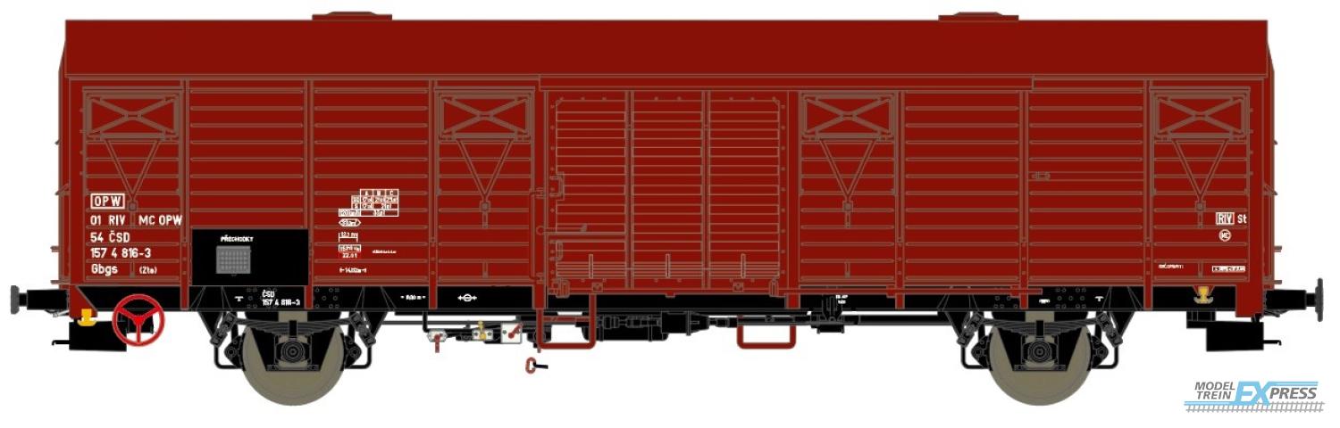 Exact-train 23041 2er-Set CSD Gbgs/Zts Güterwagen (Braun), Ep. IVb