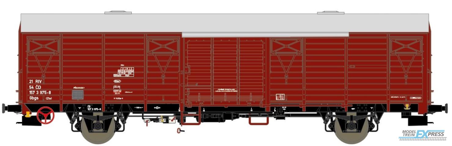 Exact-train 23042 2er-Set CSD Gbgs Güterwagen (Braun), Ep. V