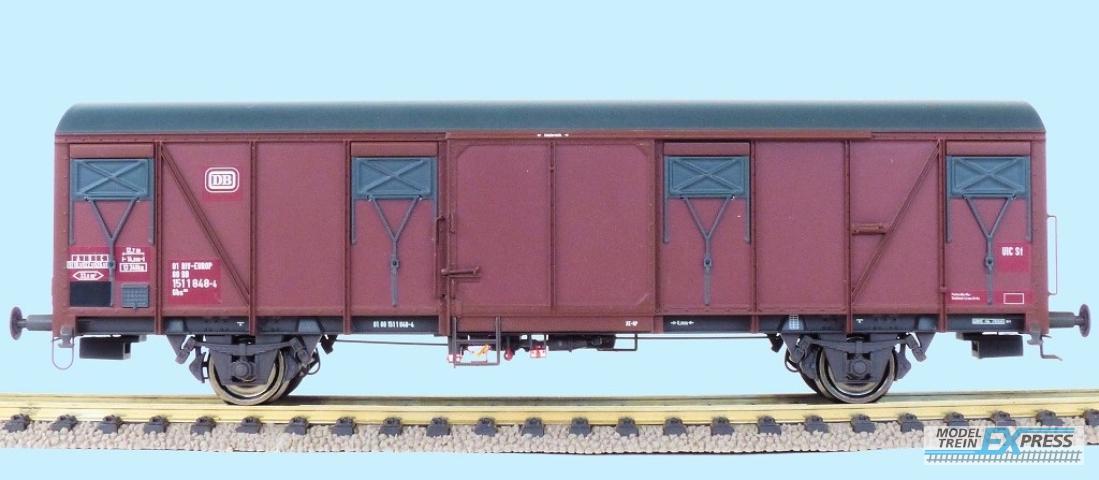 Exact-train 23105 DB Gbs 252 Güterwagen mit DB- Emblem mit Farbflächen, Ep. IV