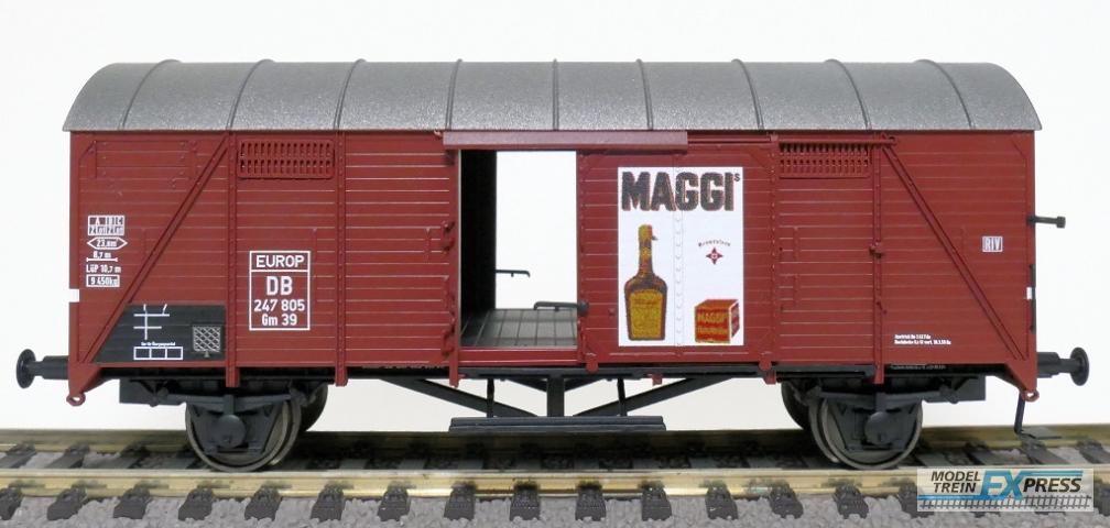 Exact-train 23402 DB Bremen gedeckter Wagen Gm/Gms39 Maggi Beschriftung, Ep. IV