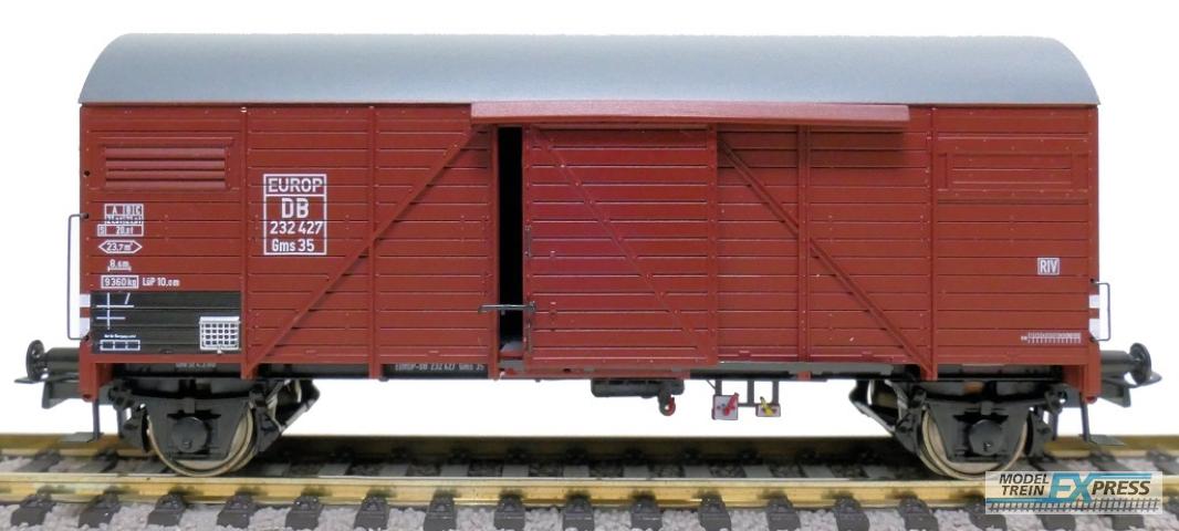 Exact-train 23621 DB Bremen Gmhs35 EUROP Güterwagen, Ep. III