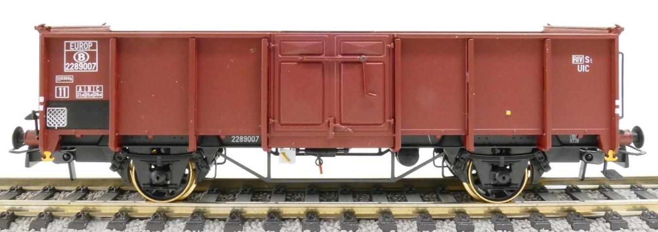 Exact-train 23980 2er-Set NMBS B 2289135 mit Diskus Räder und B 2289167 mit Speichenrädern Braun, Ep. III