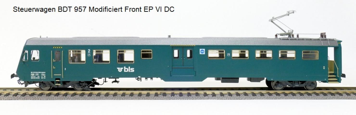 Exact-train 25025 DC Steuerwagen BDt 957 Modificiert Front Autoverladezug 2, Ep. VI
