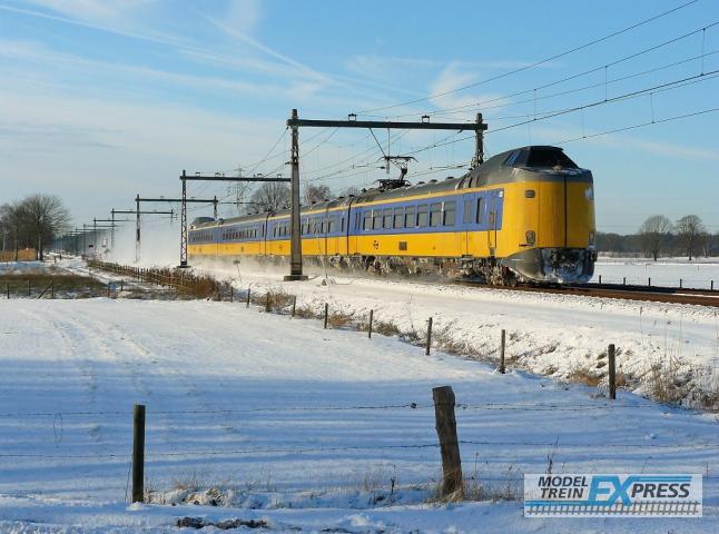 Exact-train 30114 NS ICM 3-teilig, mit Schienenräumer, gelb, DCC Sound, Ep. V