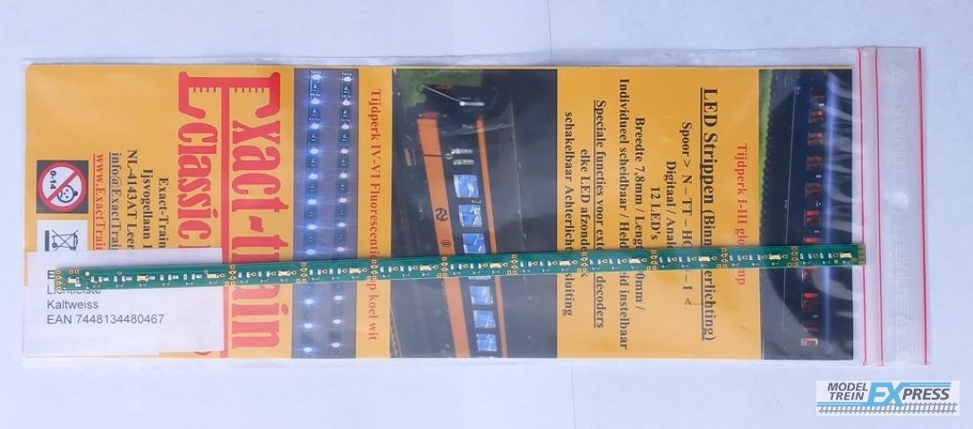 Exact-train 65012 Lichtleiste mit Decoder Reisezugwagen m. Kon. und Helligkeitsregelung warmweiss
