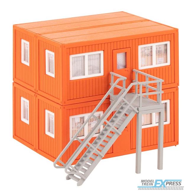 Faller 130135 1/87 4 BOUWCONTAINERS ORANJE **
