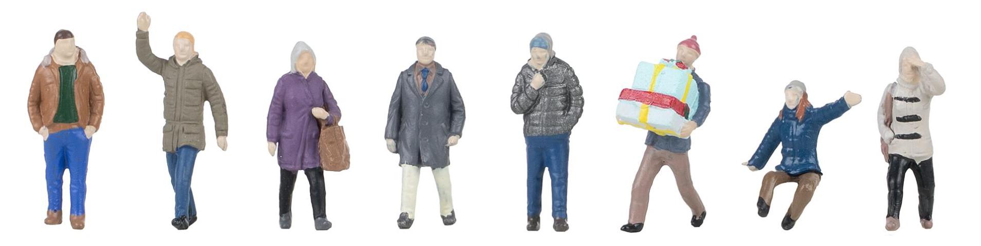 Faller 151711 1/87 PASSERS-BY IN WINTER
