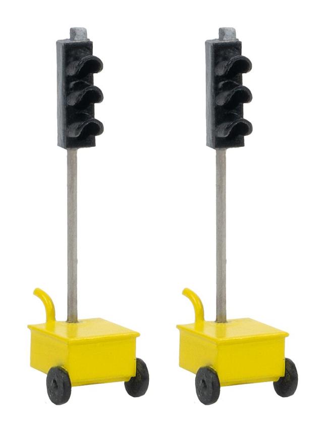 Faller 161842 1/87 2 VERKEERSLICHTEN BIJ WEGWERKZAAMHEDEN