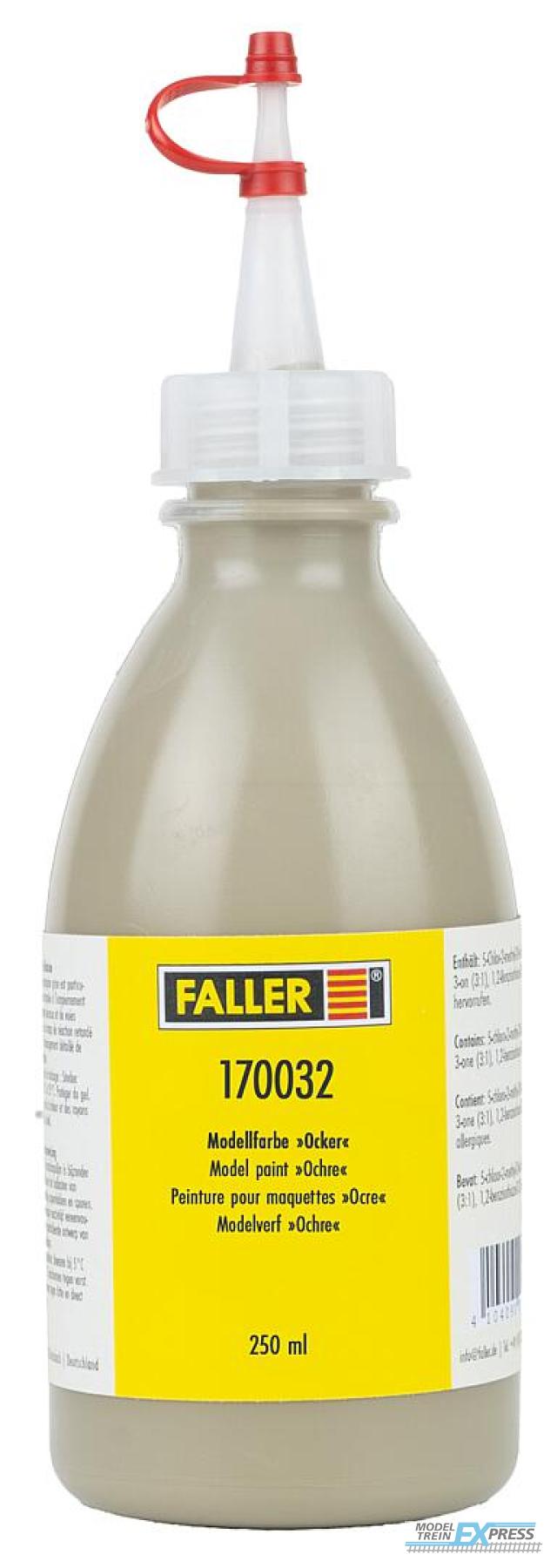 Faller 170032 1/87 MODELVERF OCHRE, 250 ML (04/25)*