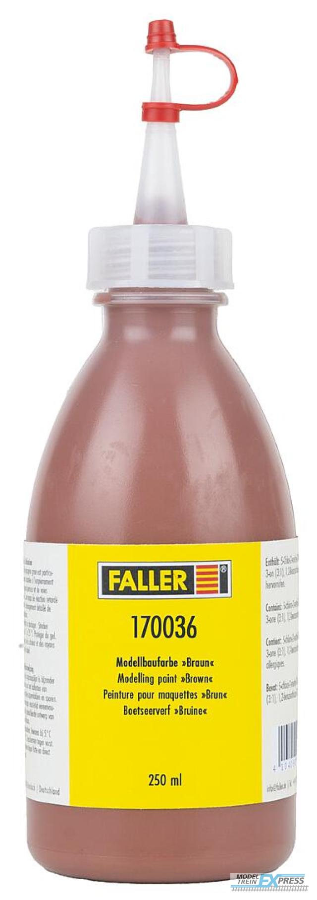 Faller 170036 1/87 MODELVERF BRUIN, 250 ML (03/25)*