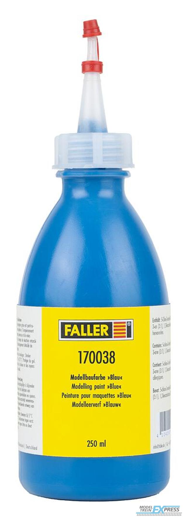 Faller 170038 1/87 MODELLEERVERF BLAUW, 250 ML (03/25)*