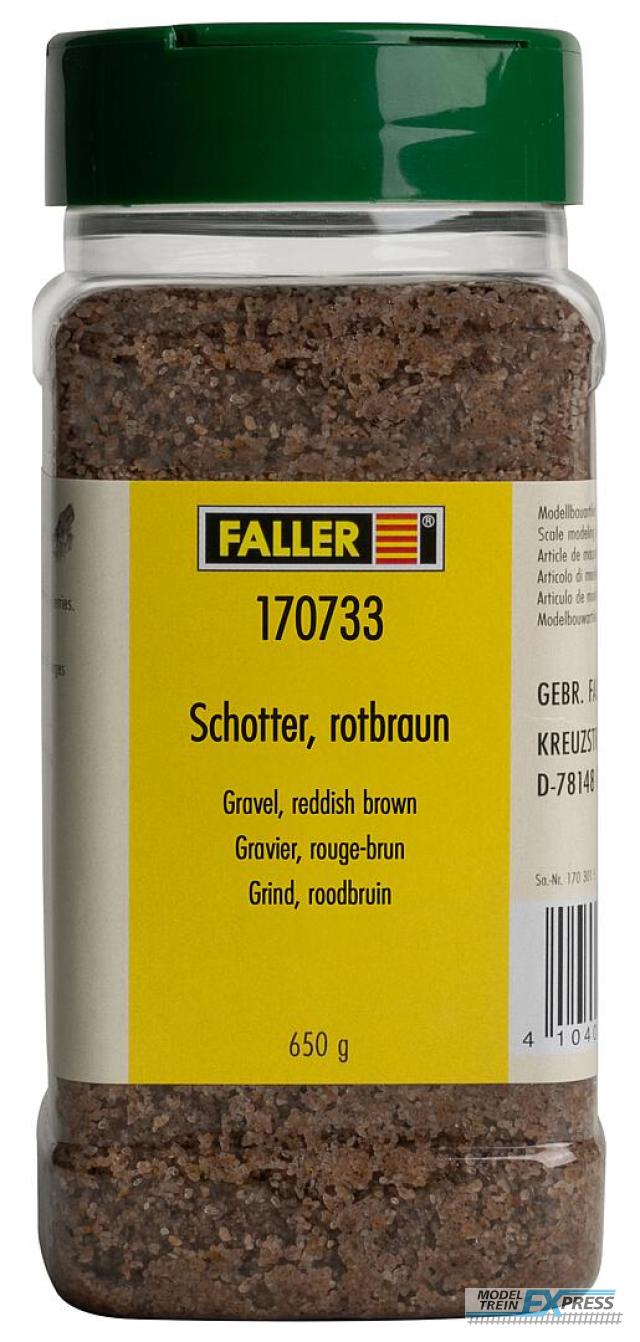Faller 170733 GEMALEN STEEN ROODBRUIN 0,5/1,0 MM KORREL 650 GR