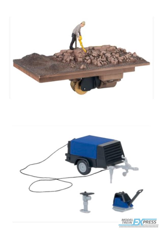 Faller 180693 1/87 BOUWVAKKER MET COMPRESSOR (03/25)*