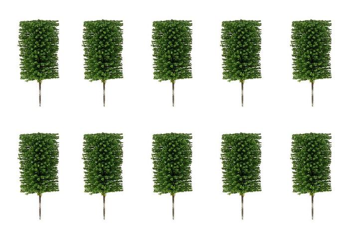 Faller 181591 1/87 10 VOORTUINBOMEN, BUXUS, ZUILVORMIG