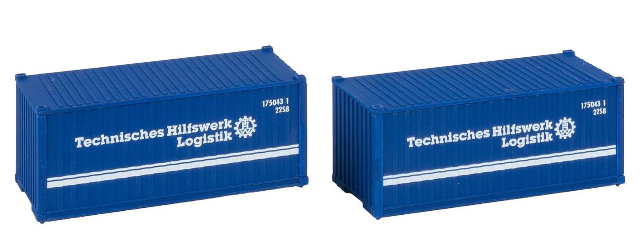 Faller 182005 1/87 20' CONTAINER THW, SET VAN 2