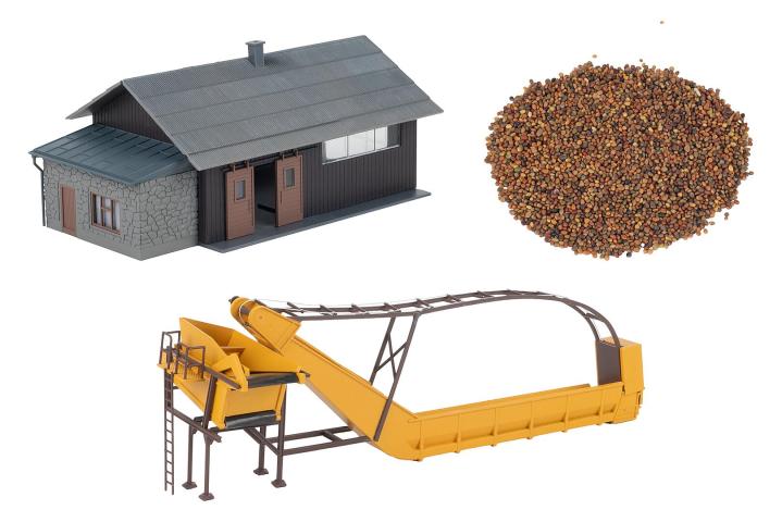 Faller 191841 1/87 LAGERSCHUPPEN MIT FÖRDERBAND