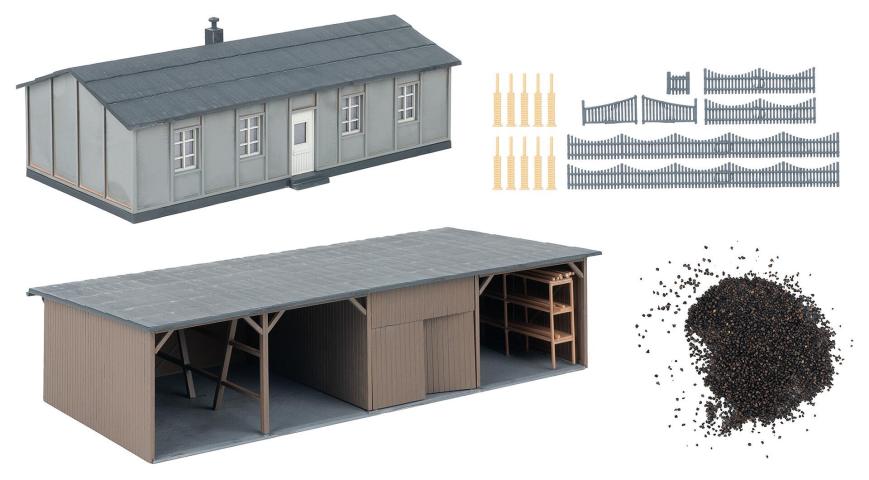 Faller 191842 1/87 BARACKE MIT KOHLESCHUPPEN