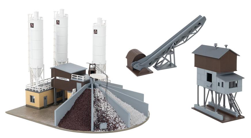 Faller 222228 1/160 BETONCENTRALE MET GRINDLAADSILO