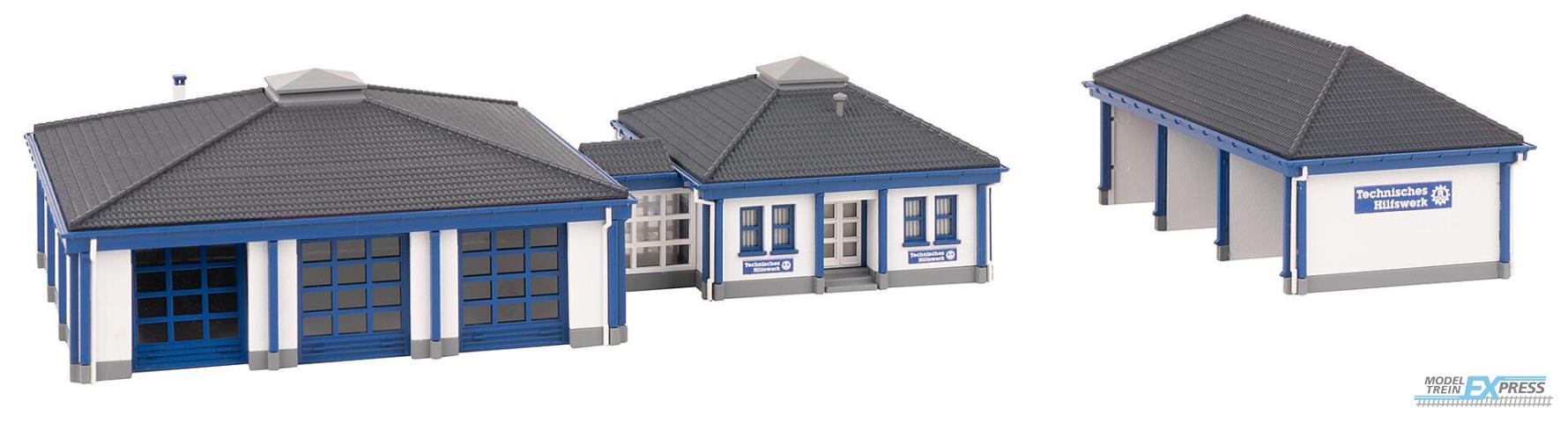 Faller 231725 1/160 THW GEBOUW MET VOERTUIGENLOODS (05/25)*