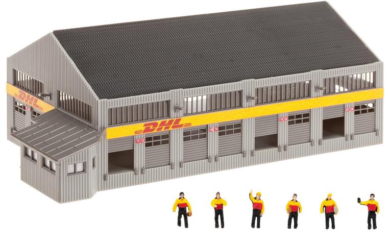 Faller 231733 1/160 LOGISTIK-ZENTRUM DHL MIT FIGUREN