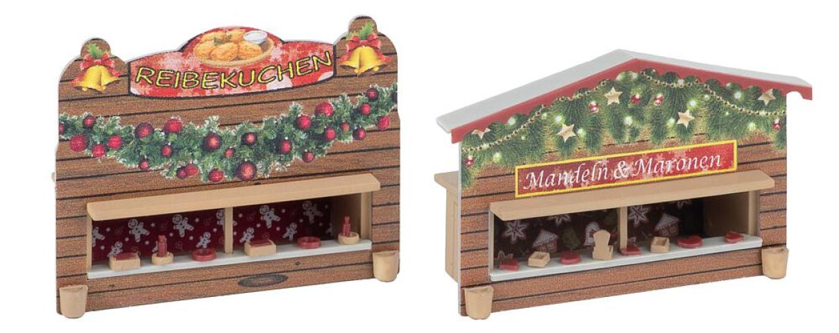 Faller 272020 1/160 2 KRAAMPJES OP DE KERSTMARKT