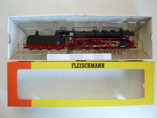 Fleischmann gebruikt materiaal 4130 DB stoomlok BR 41, in goede staat, in doos