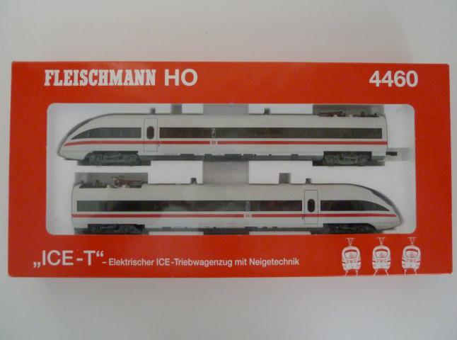 Fleischmann gebruikt materiaal 4460D 2-delige ICE-T, dummy, zonder motor, geen verlichting, in goede staat, in doos