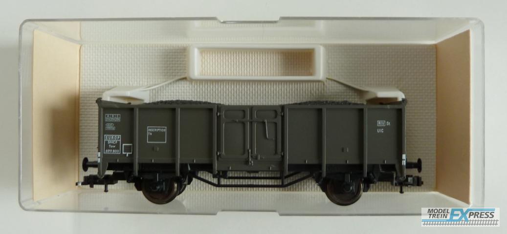 Fleischmann gebruikt materiaal 5206 Europ goederenwagen van de SNCF, serie Tow grijze uitvoering z.g.a.n in doos KK