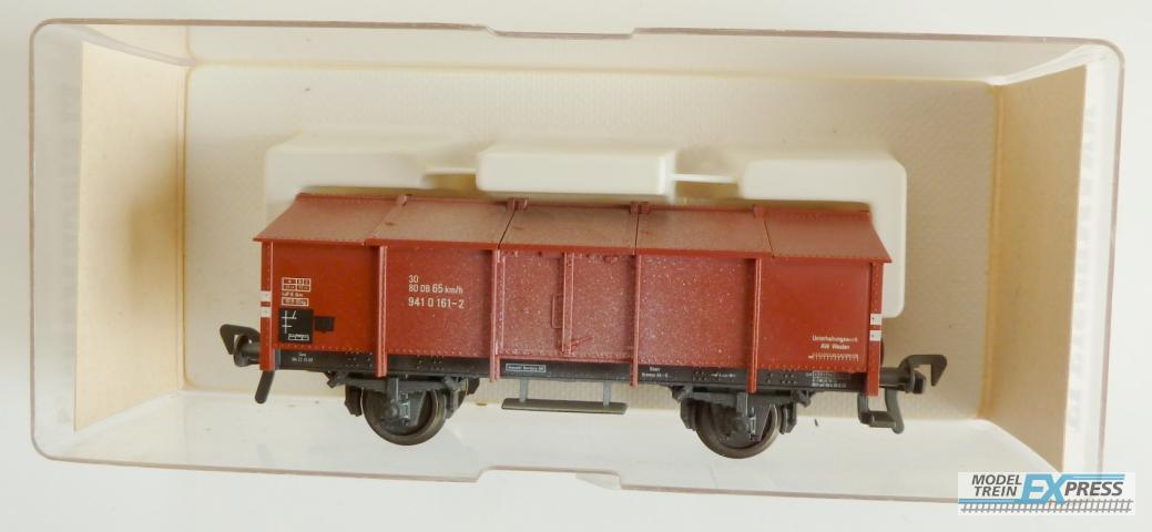 Fleischmann gebruikt materiaal 5210.2 Fleischmann klapdkselwagen DRG z.g.a.n in doos
