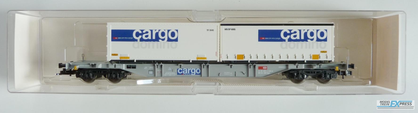 Fleischmann gebruikt materiaal 5241 Swiss SBB container wagon nieuw in doos K