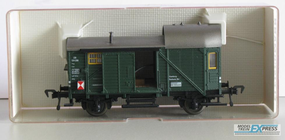 Fleischmann gebruikt materiaal 5301 Fleischmann Güterzugbegleitwagen, DB met sluitlicht geen kk