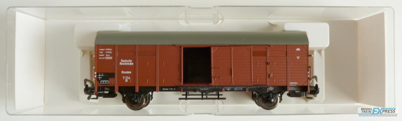 Fleischmann gebruikt materiaal 5308 Fleischmann gesloten goederenwagen DB nieuw in doos kk