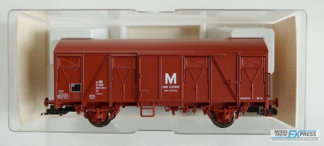 Fleischmann gebruikt materiaal 5314F3 Geschlossener Güterwagen K SNCF,exclusief Frankrijk nieuw in doos k