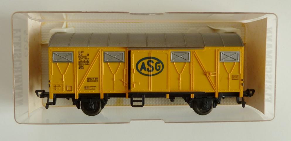 Fleischmann gebruikt materiaal 5332 Goederen wagon ASG in goede staat in doos