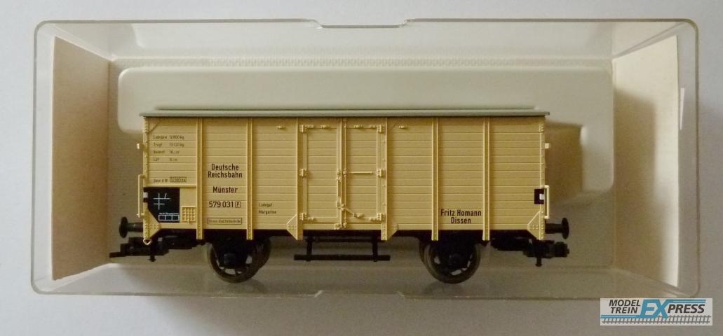 Fleischmann gebruikt materiaal 5349 Fleischmann KUEHLWAGEN "HOMANN" DRG ( in doos )