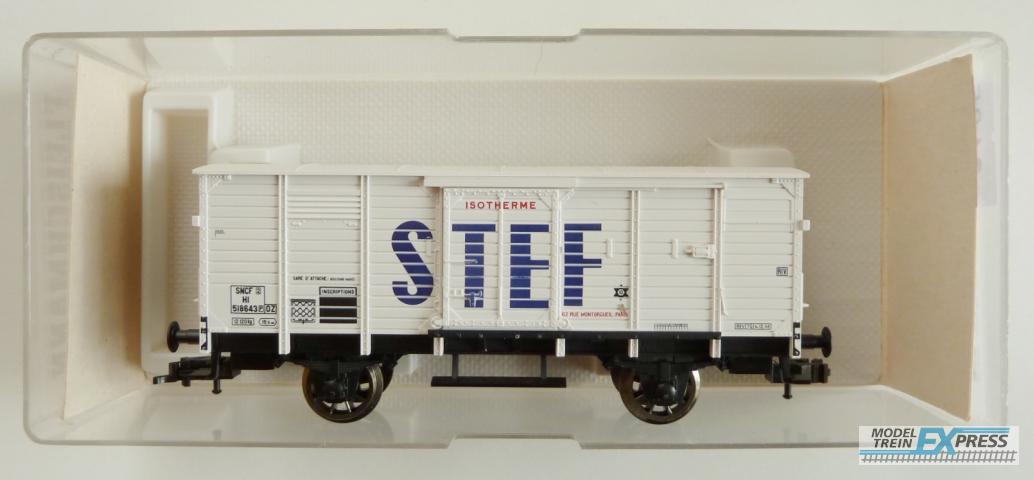 Fleischmann gebruikt materiaal 5361F Koelwagen STEF exclusief Frankrijk nieuw in doos K