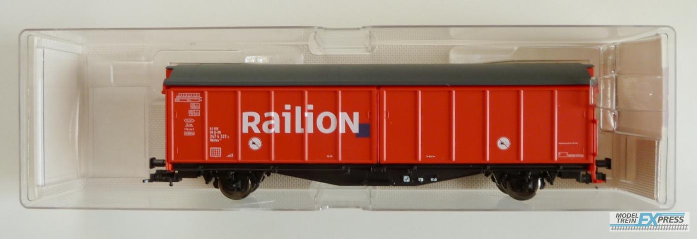 Fleischmann gebruikt materiaal 5373 Schuifwandwagen van de DB Railion nieuw in doos K