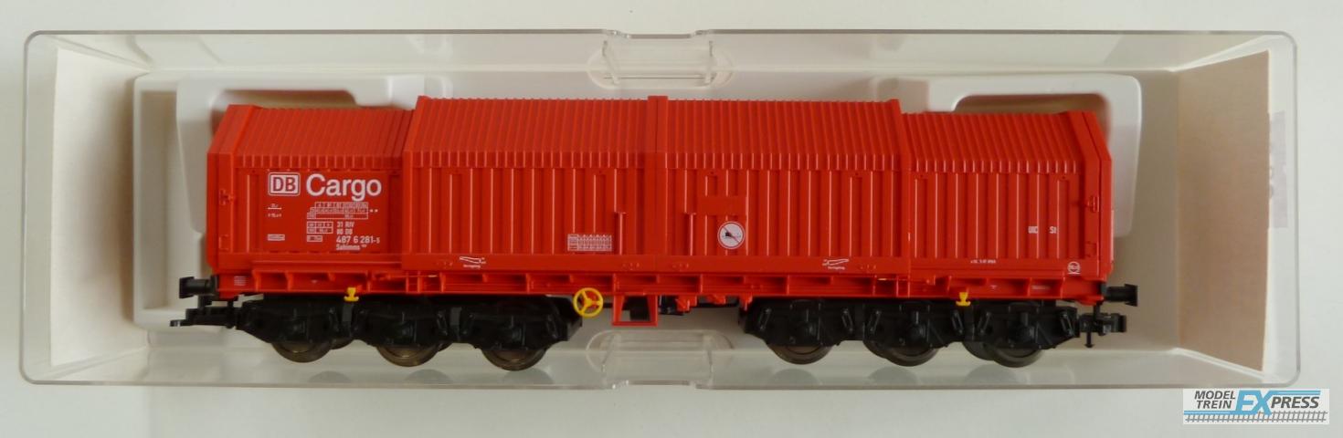 Fleischmann gebruikt materiaal 5386 Coilwagen "Cargo", type Sahimms-900. Telescoopwagen nieuw in doos F