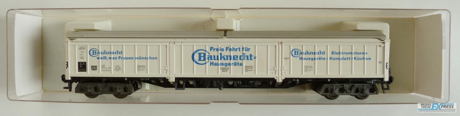 Fleischmann gebruikt materiaal 5389 Gesloten goederenwagen DB, Bauknecht nieuw in doos