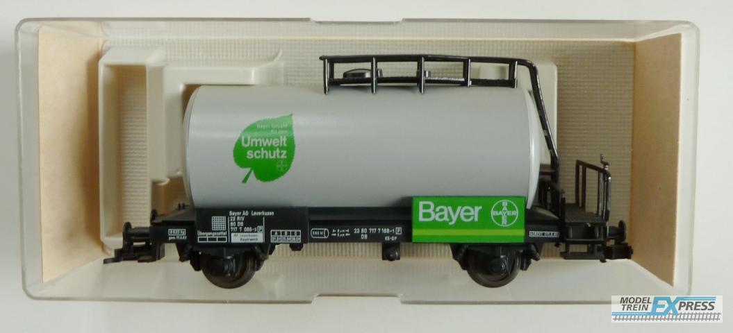Fleischmann gebruikt materiaal 5409 Kesselwagen Bayer forscht für den Umweltschutz DB nieuw in doos
