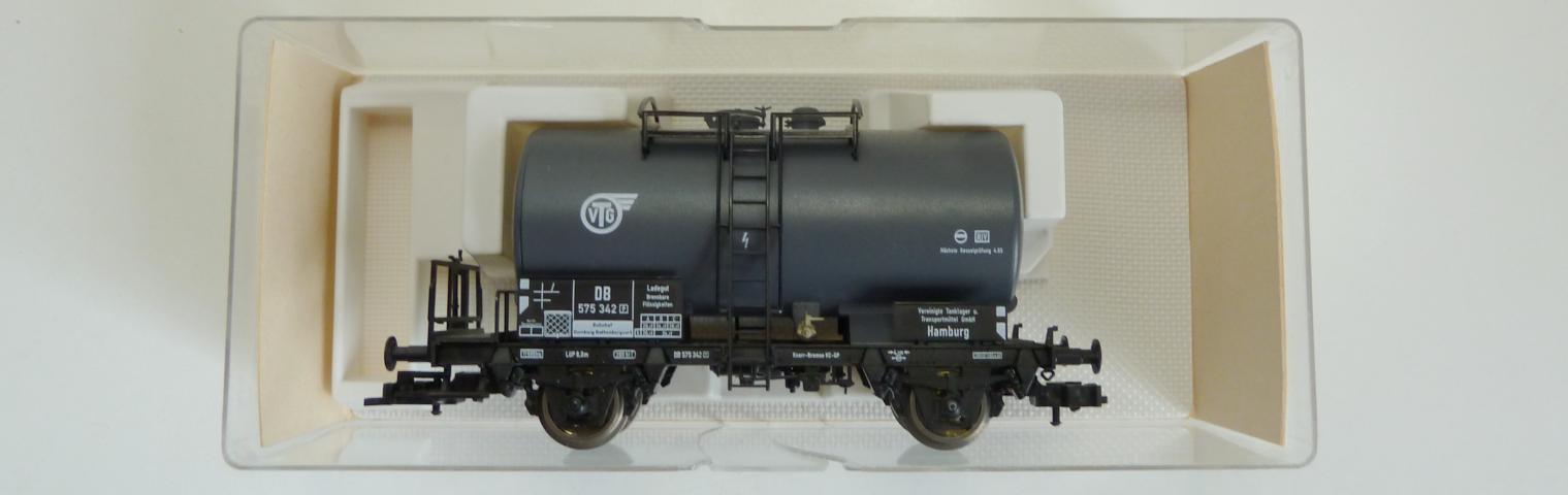 Fleischmann gebruikt materiaal 5416 DB 2-assige ketelwagen "VTG", in goede staat, in doos