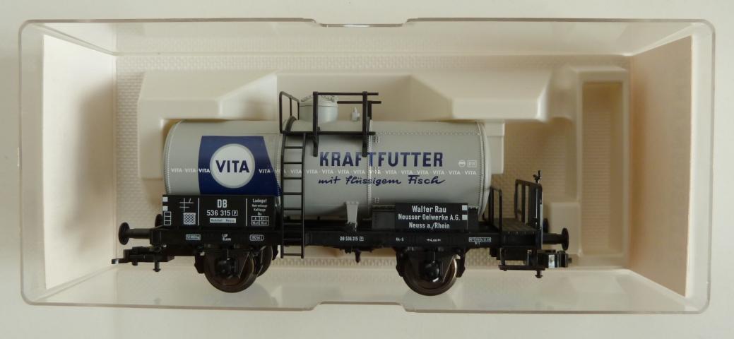 Fleischmann gebruikt materiaal 5427 Kesselwagen „Vita Kraftfutter“ der DB z.g.a.n in doos K